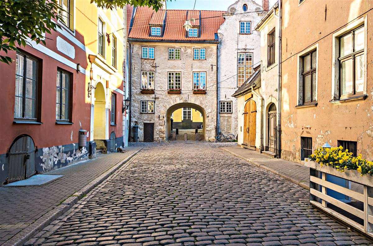 Κέντρο της πόλης Λετονία Ρίγα online παζλ