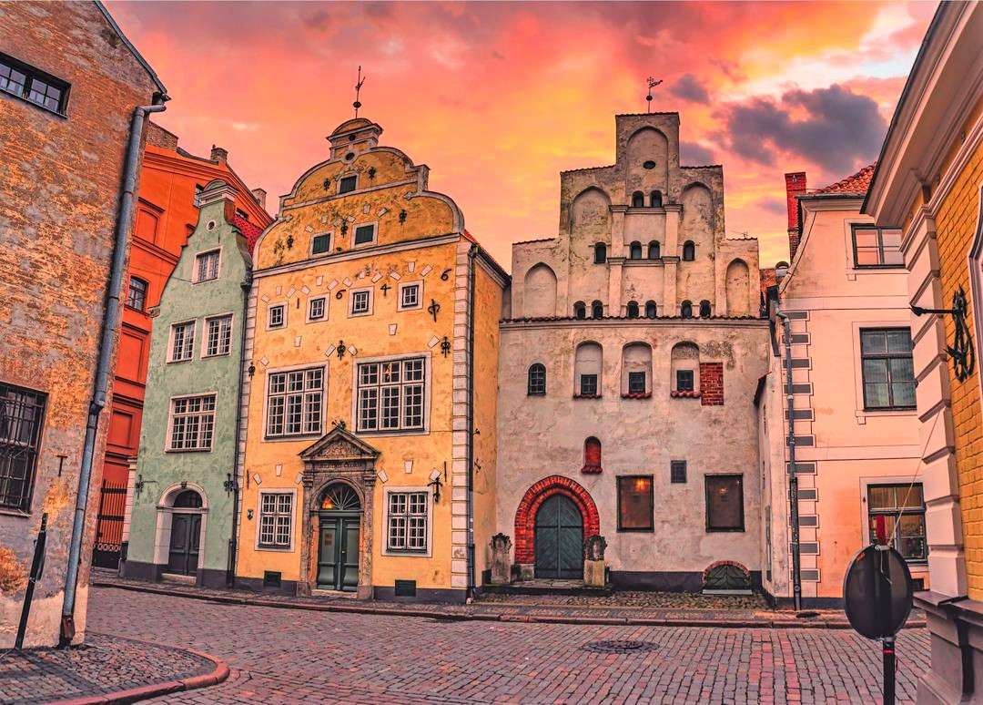 Lettonia Riga I tre fratelli puzzle online