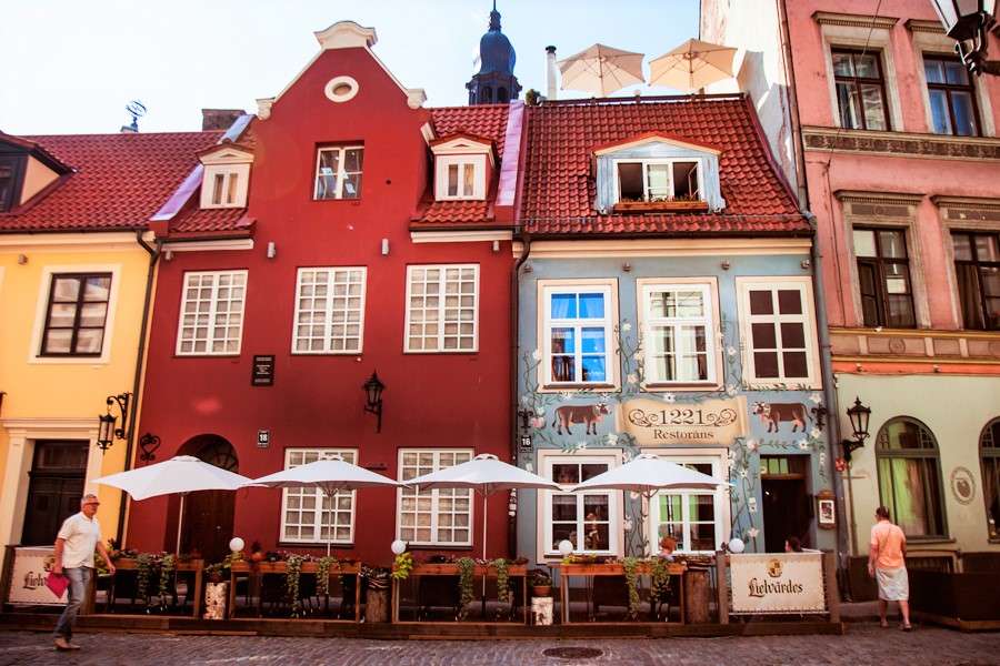 Lotyšsko Staré město Rigy online puzzle