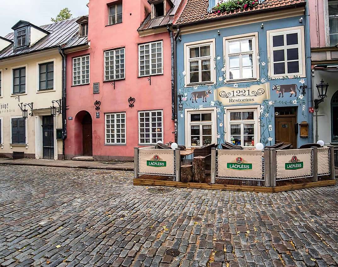 Lettland Riga Old Town Online-Puzzle