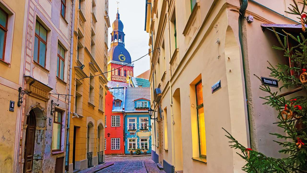 Lettonie Riga Vieille Ville puzzle en ligne