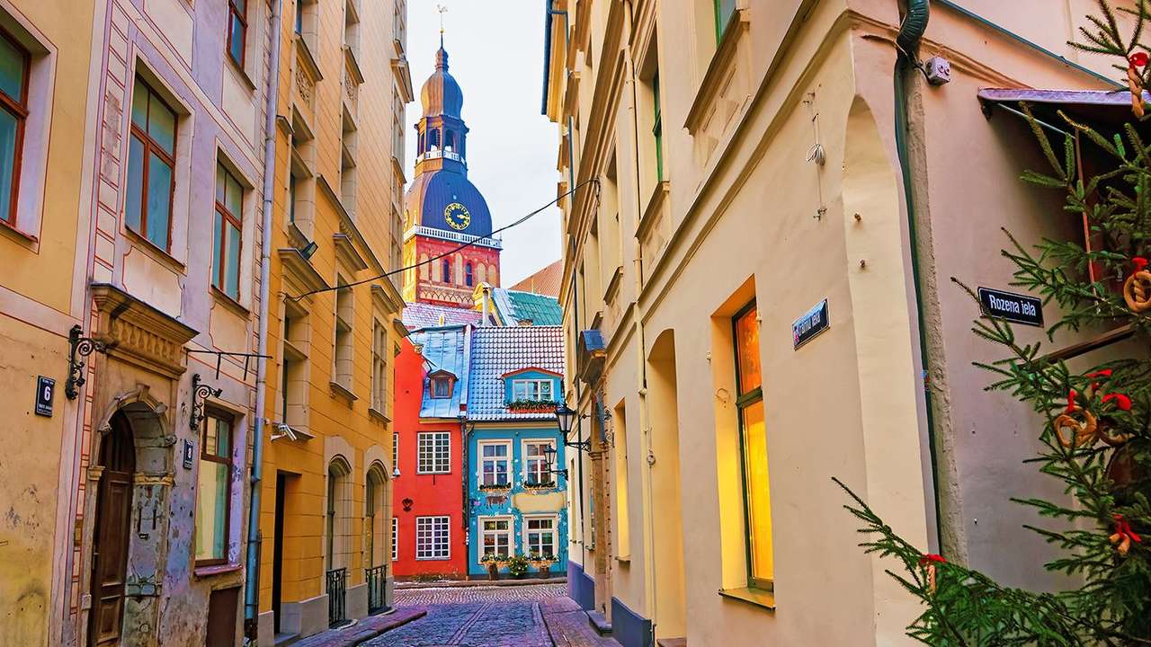 Lettonia Riga Città Vecchia puzzle online