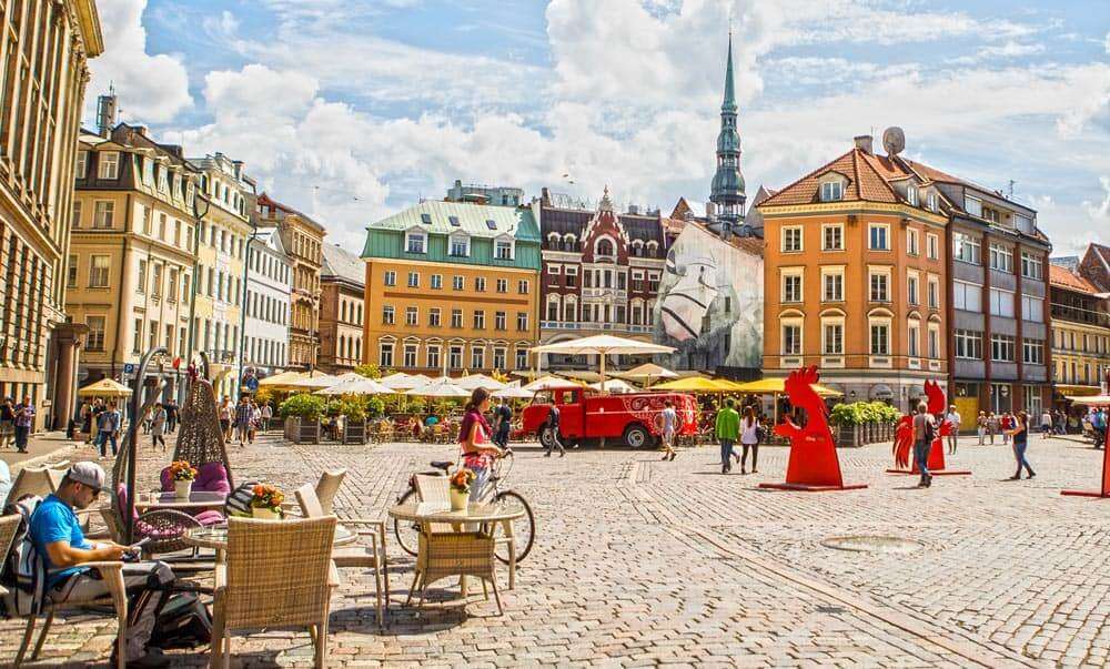 Lettország Riga városközpontja kirakós online