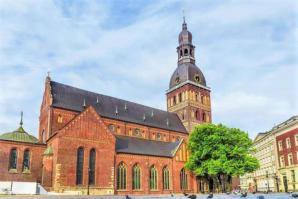Letônia Catedral de Riga quebra-cabeças online