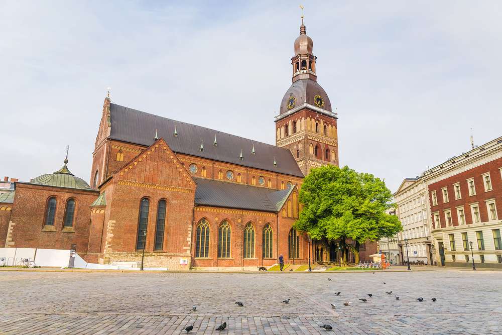 Letonia Catedral de Riga rompecabezas en línea