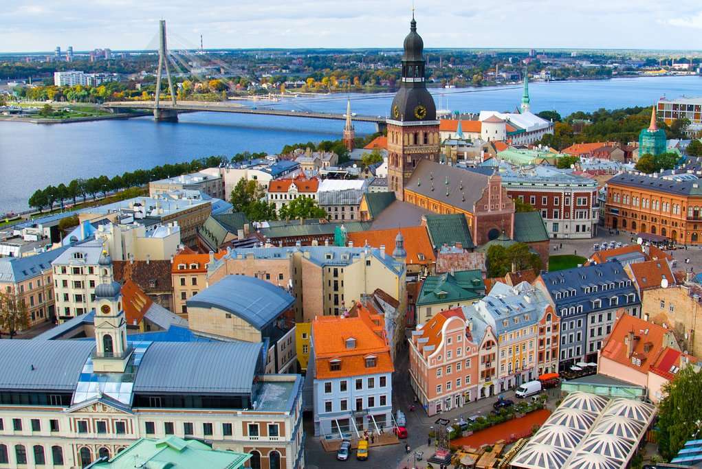 Letonia Riga Panorama rompecabezas en línea