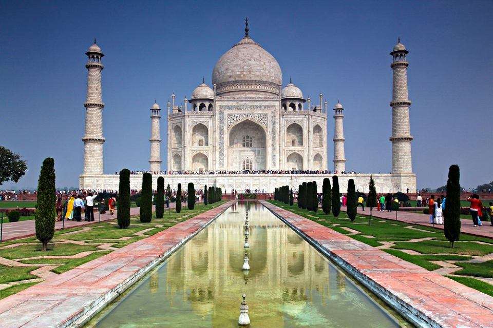 Taj Mahal in Agra Puzzlespiel online