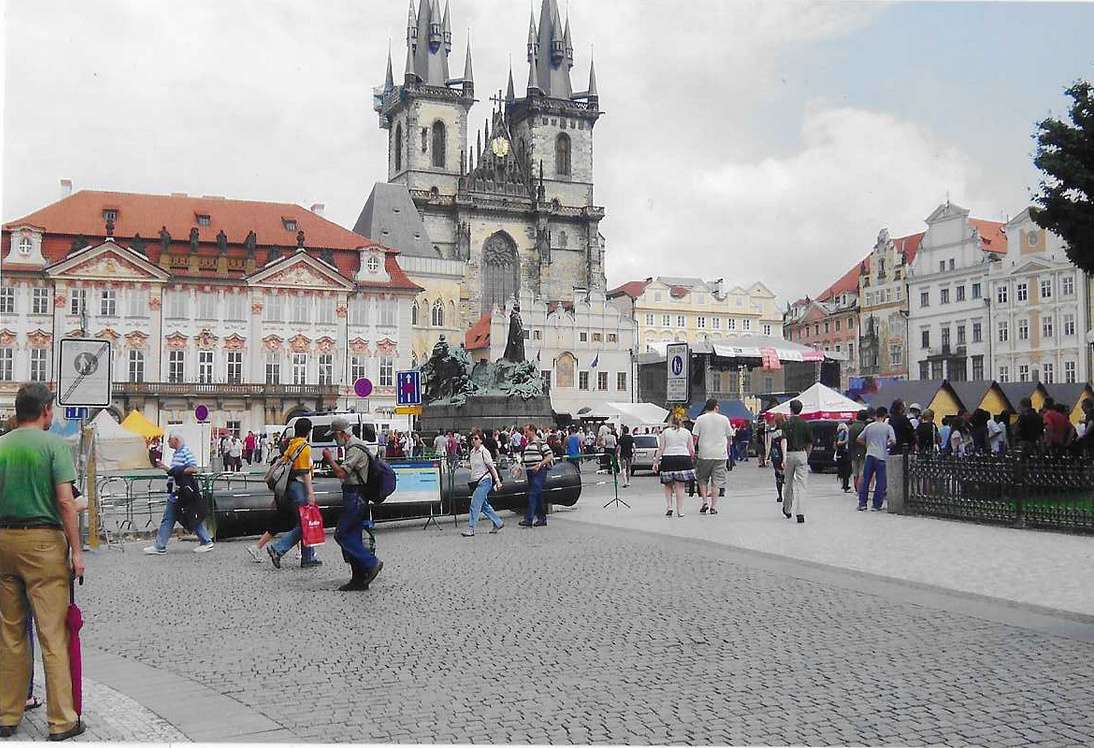 Vieux Marché à Prague puzzle en ligne