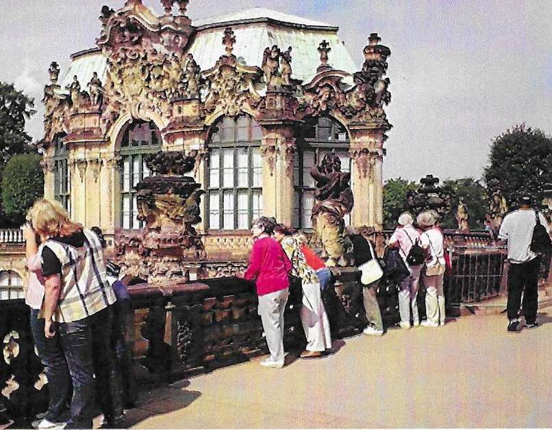 Palacio Zwinger en Dresde rompecabezas en línea