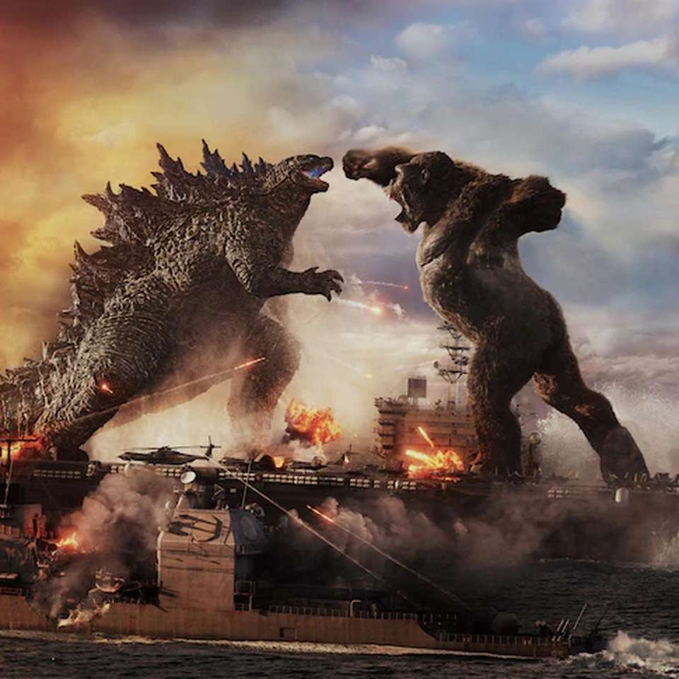 Godzilla gegen Kong-Puzzle Online-Puzzle