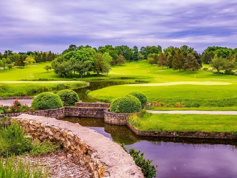 Atlanta, ein wunderschöner Ort, ein Paradies für Golfer Online-Puzzle