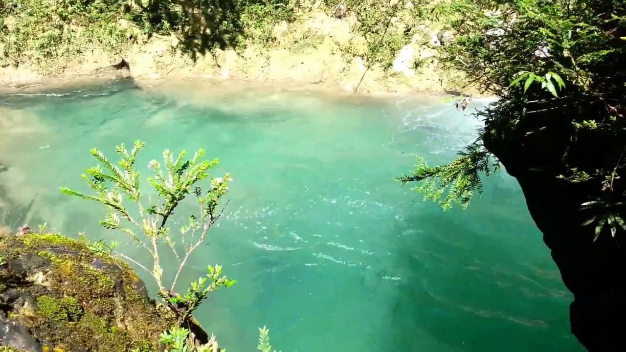 Modrá řeka Hondurasu skládačky online