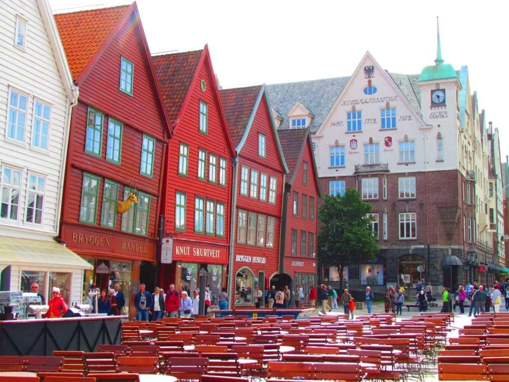 Берген известен как «ворота в страну фьордов». пазл онлайн