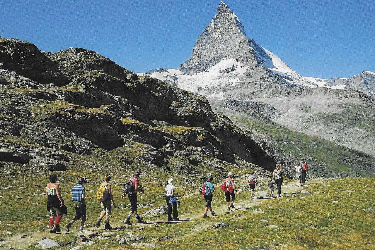 Uitzicht op de Matterhorn online puzzel
