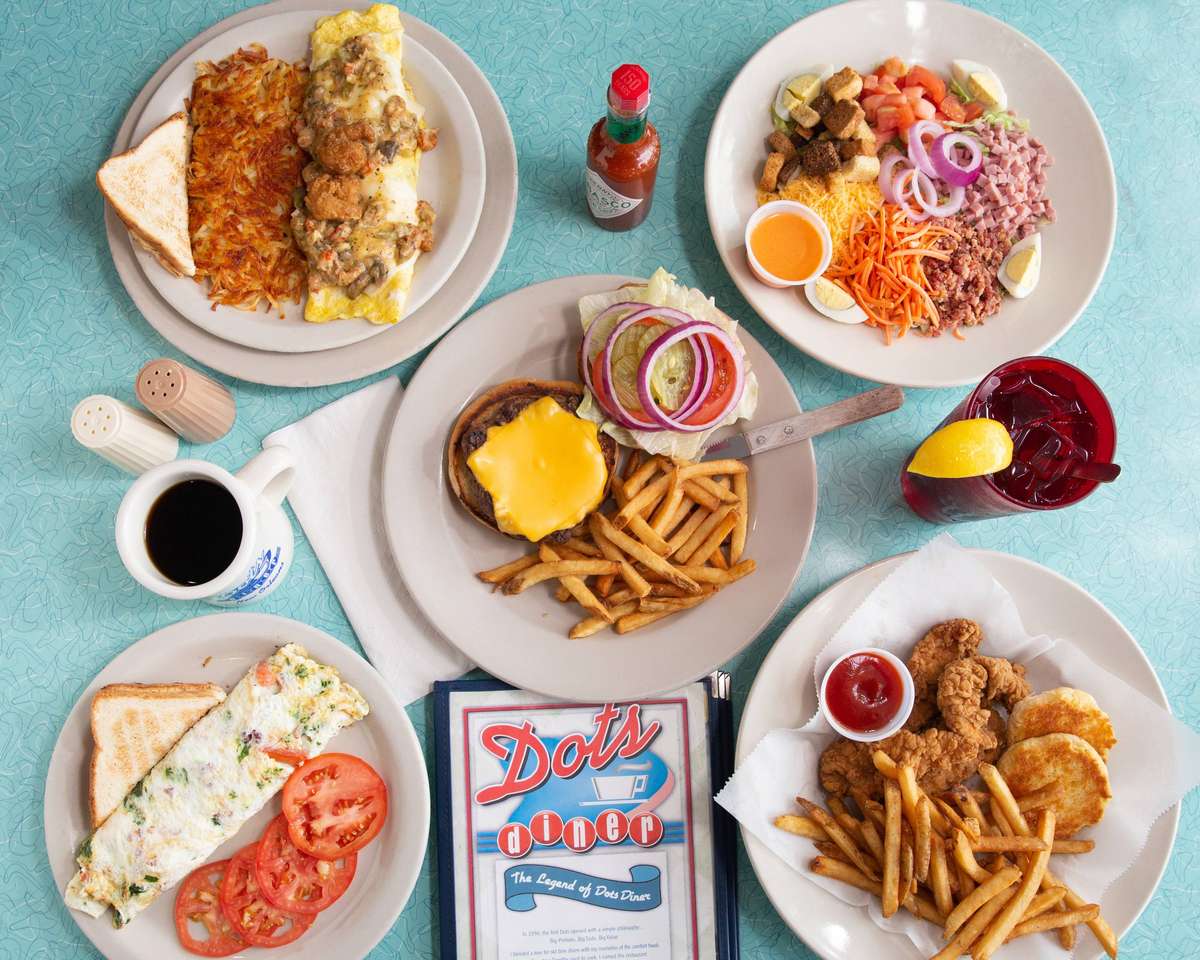 Dots Diner Food jigsaw puzzle online