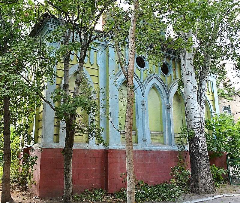 Ukraina före kriget Melitopol synagoga Pussel online