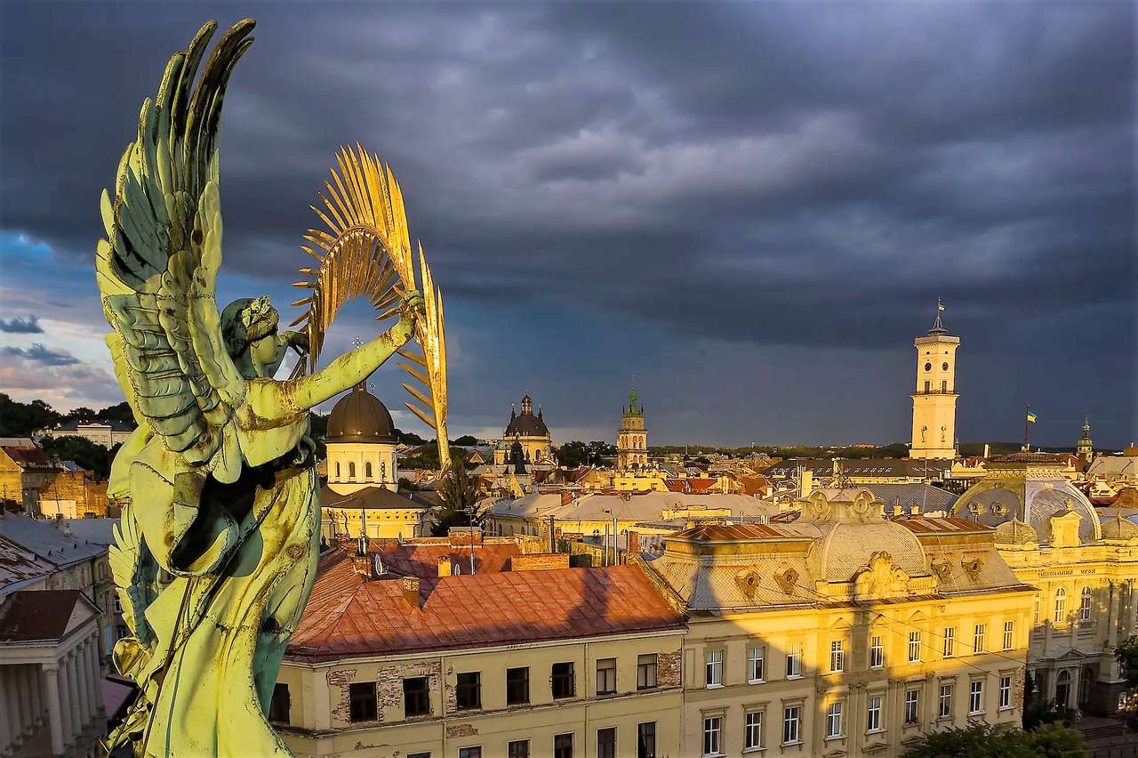 Ukraina före kriget Lviv Pussel online