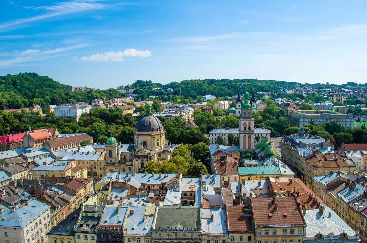 Ukrajna a háború előtt Lviv kirakós online