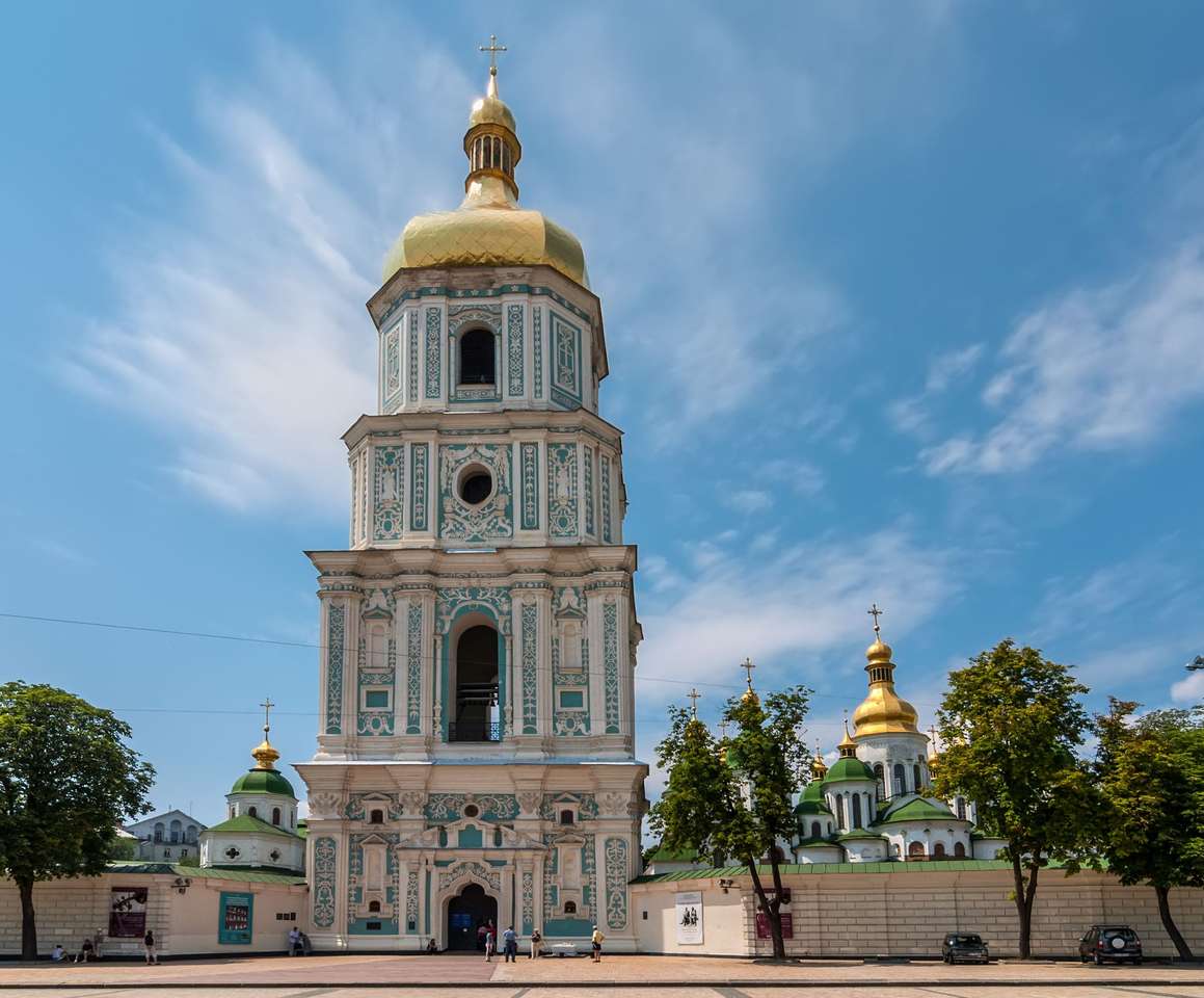 戦前のウクライナ キエフの鐘楼 オンラインパズル