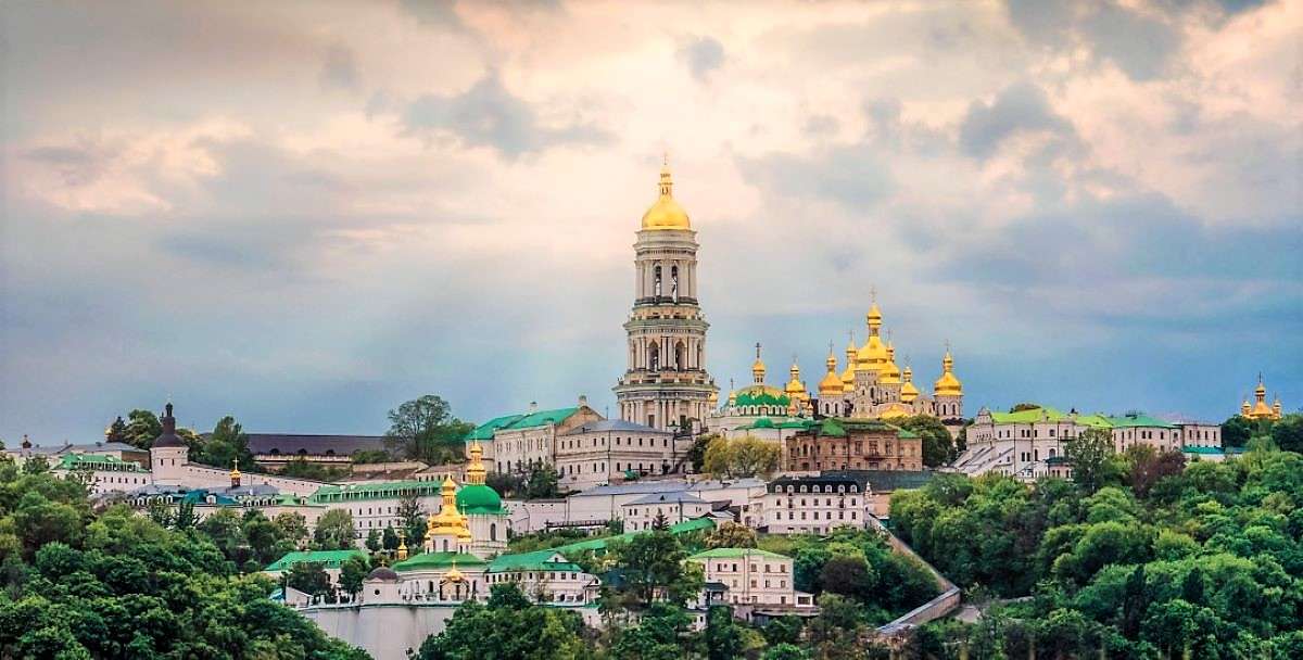 Ukraina före kriget Kyiv Cave Monastery Pussel online