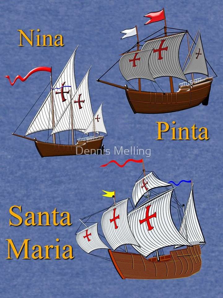 クリストファー・コロンブスのキャラベル船 オンラインパズル