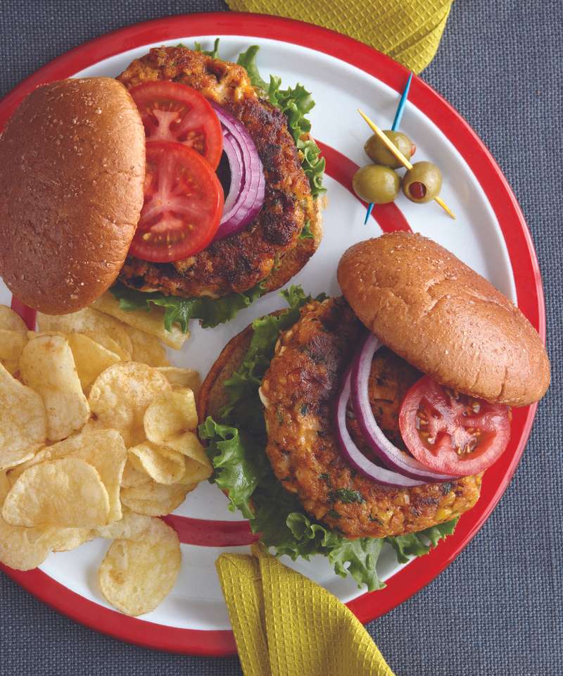 Hamburguesas De Pavo Y Calabaza rompecabezas en línea