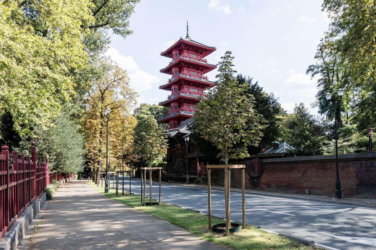 Belgien-Brüssel-Japanischer Turm Online-Puzzle