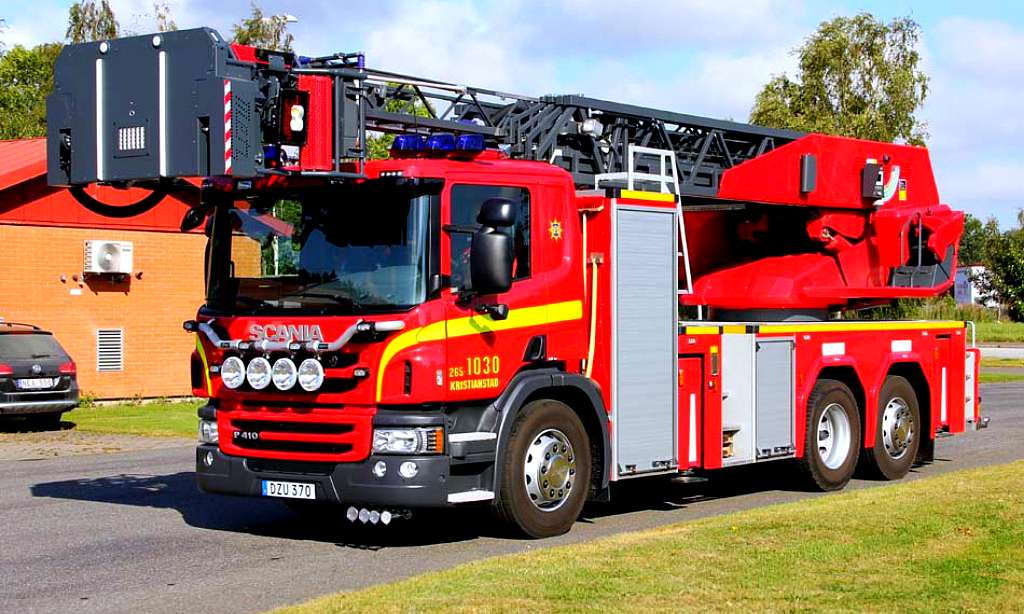 Пожарная команда в Швеции онлайн-пазл