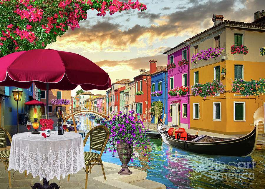 Venedig mit einem Kanal Online-Puzzle