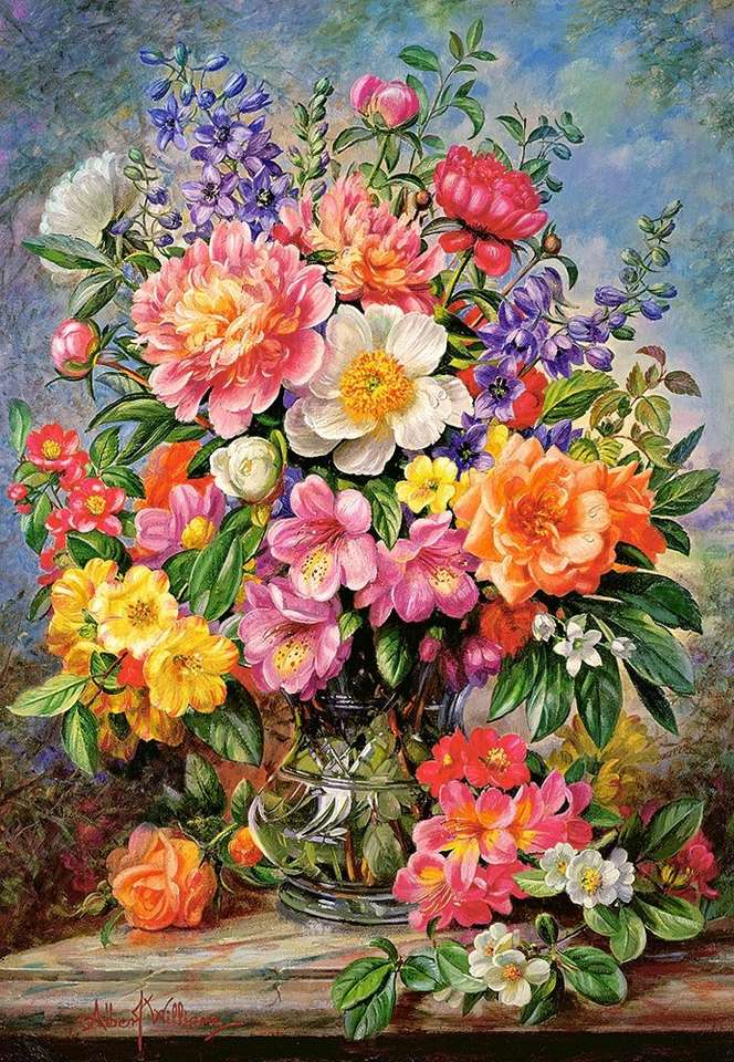 Image. Bouquet of flowers jigsaw puzzle online