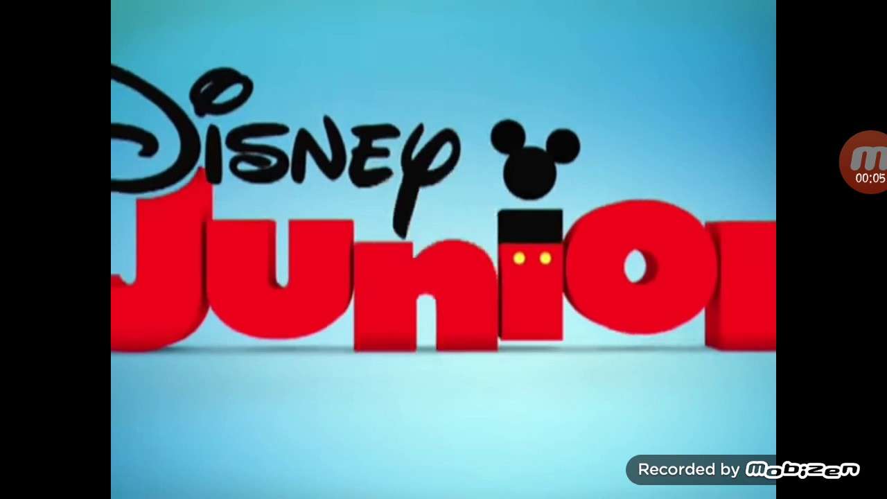 Секунди з логотипом Disney Junior онлайн пазл