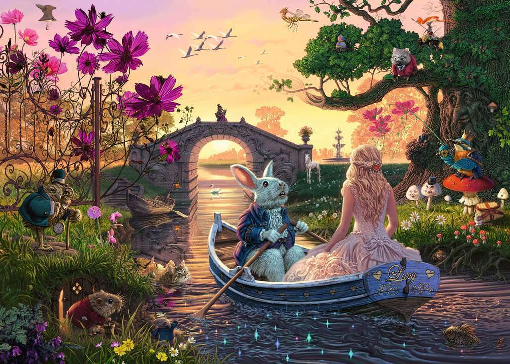 Terra incantata, coniglietto e Lucy puzzle online
