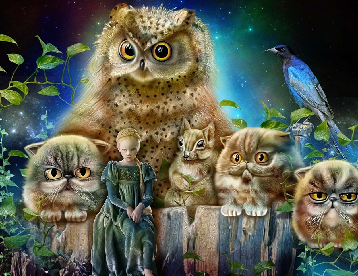 wise head owls online puzzle