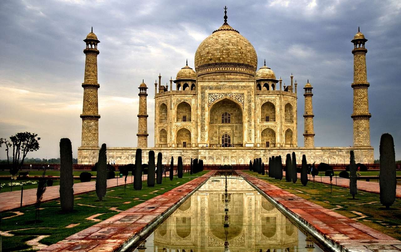 Indien, Taj Mahal pussel på nätet