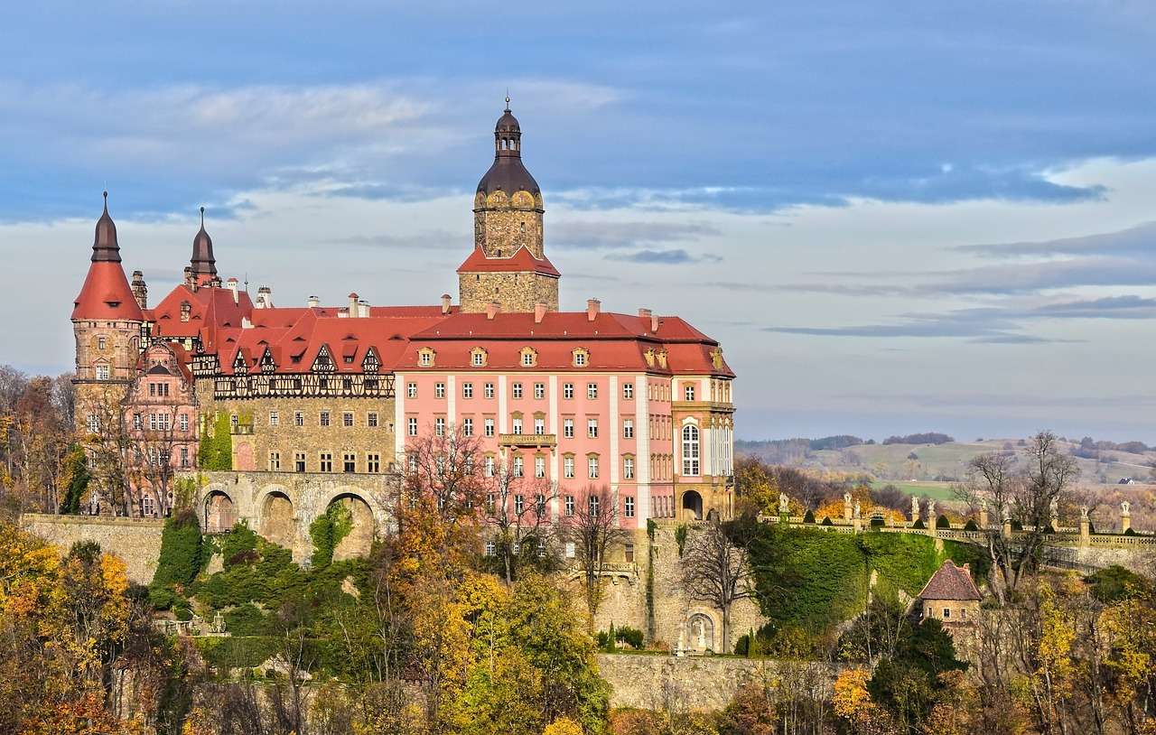 Château de Książ à Wałbrzych puzzle en ligne