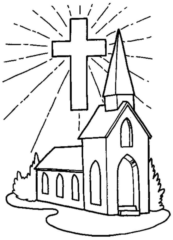 дом молитвы церковь онлайн-пазл