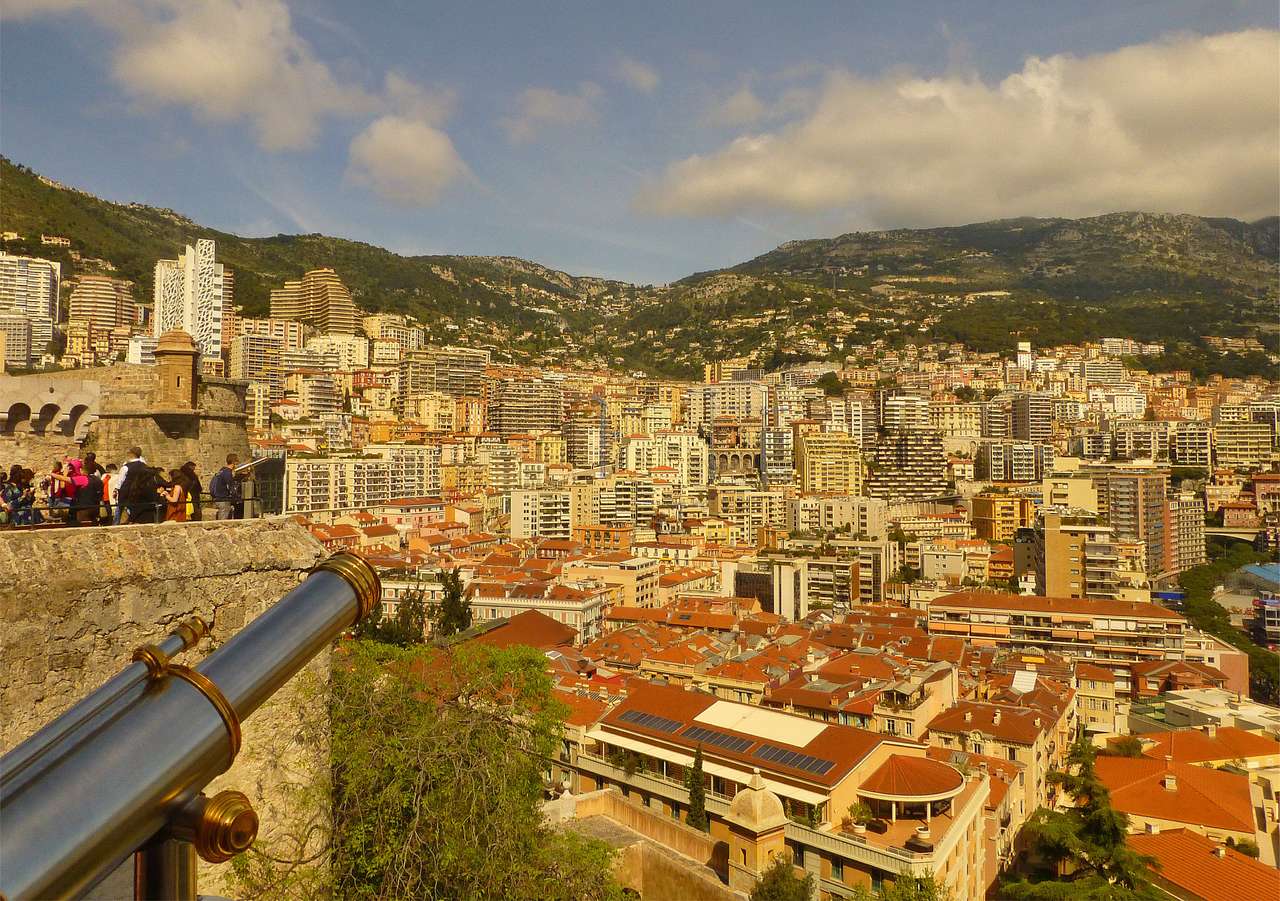 Краєвиди Монако онлайн пазл