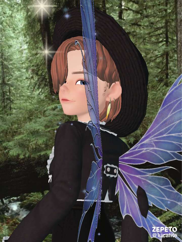 Goth fairy Michael jigsaw puzzle online