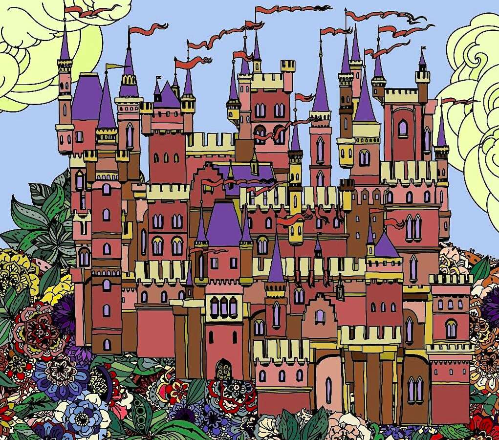 Castelo com muitas torres :) quebra-cabeças online
