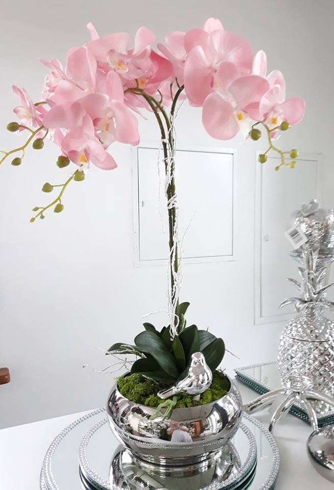 Růžová orchidej online puzzle