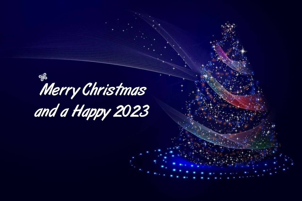 Veselé Vánoce a šťastný rok 2023 skládačky online