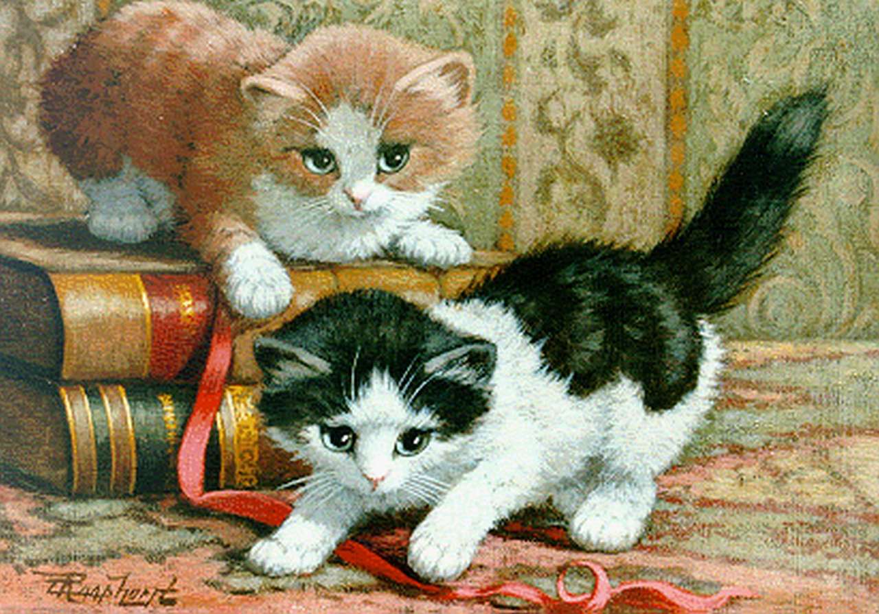 Twee kittens legpuzzel online