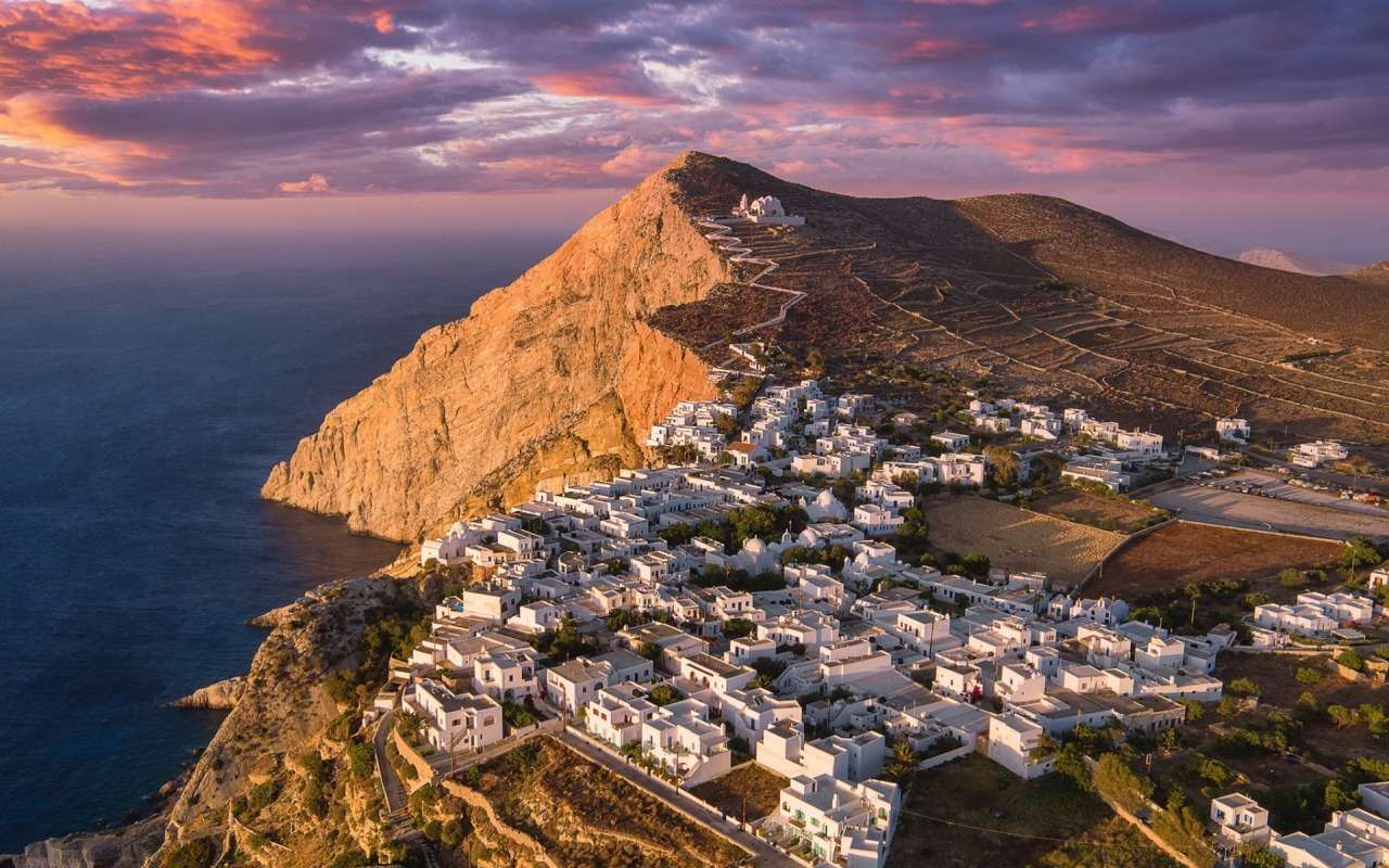 Греція - чарівний острів Фолегандрос пазл онлайн