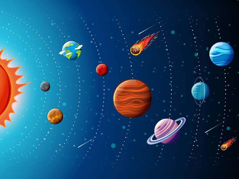 das Sonnensystem Puzzlespiel online