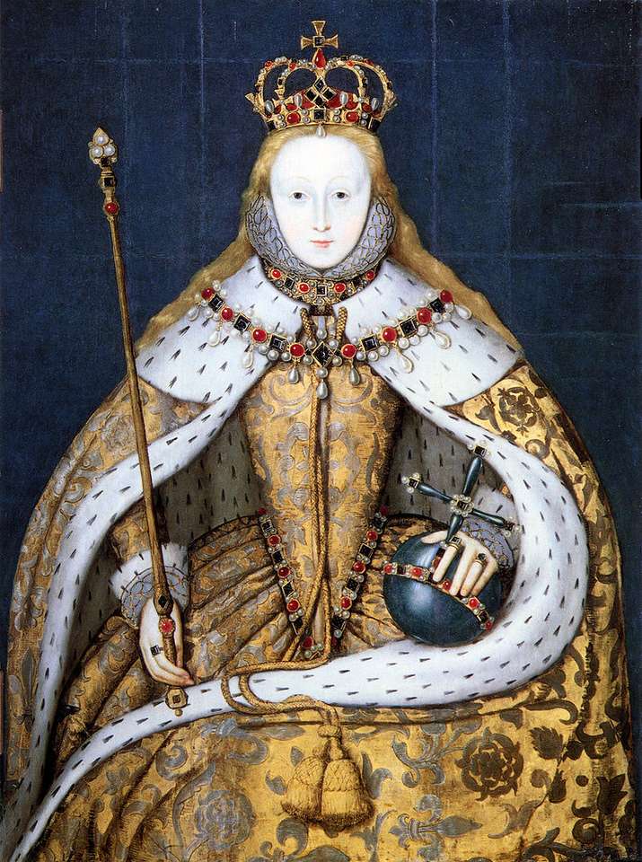 Английската кралица Елизабет I онлайн пъзел