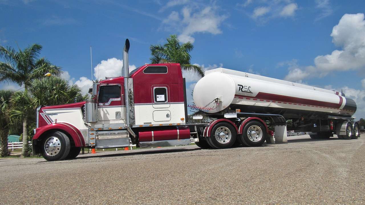 Sistema de transporte de camiones cisterna rompecabezas en línea