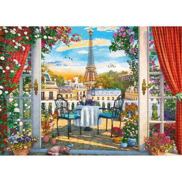 Beautiful terrace in Paris online puzzle