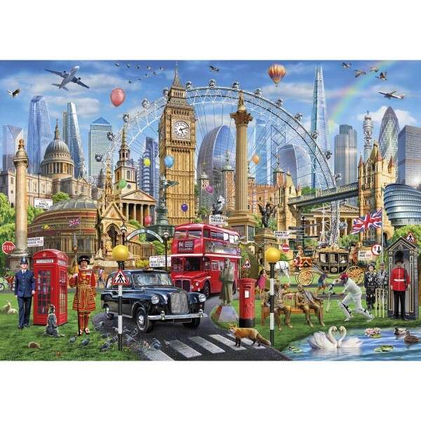 chemarea Londrei jigsaw puzzle online