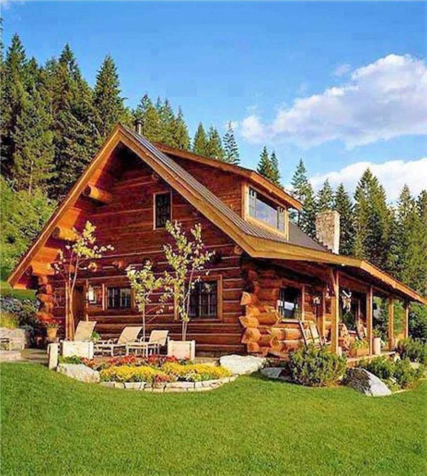 Egy ház a hegyekben kirakós online