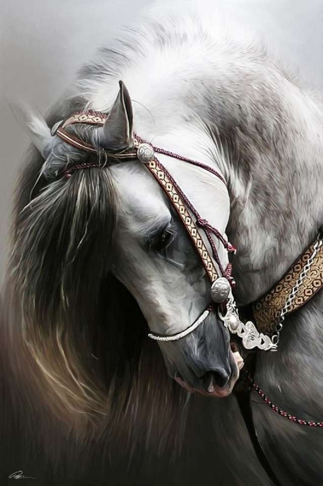 красивая испанская лошадь пазл онлайн
